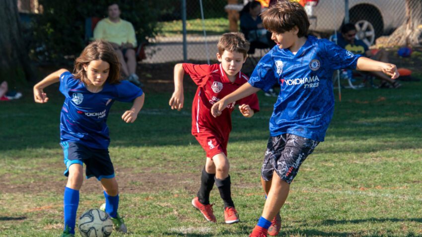 outdoor sports for Thanksgiving Camp with Coach Ken Soccer